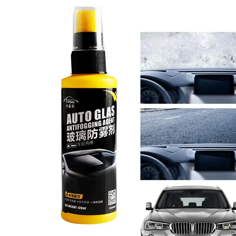 

Anti Fog Car Window Spray Glass Coating Agent Effective Quick Multifunctional 4.23 FL. OZ. Car Defogger Spray To Improve Driving