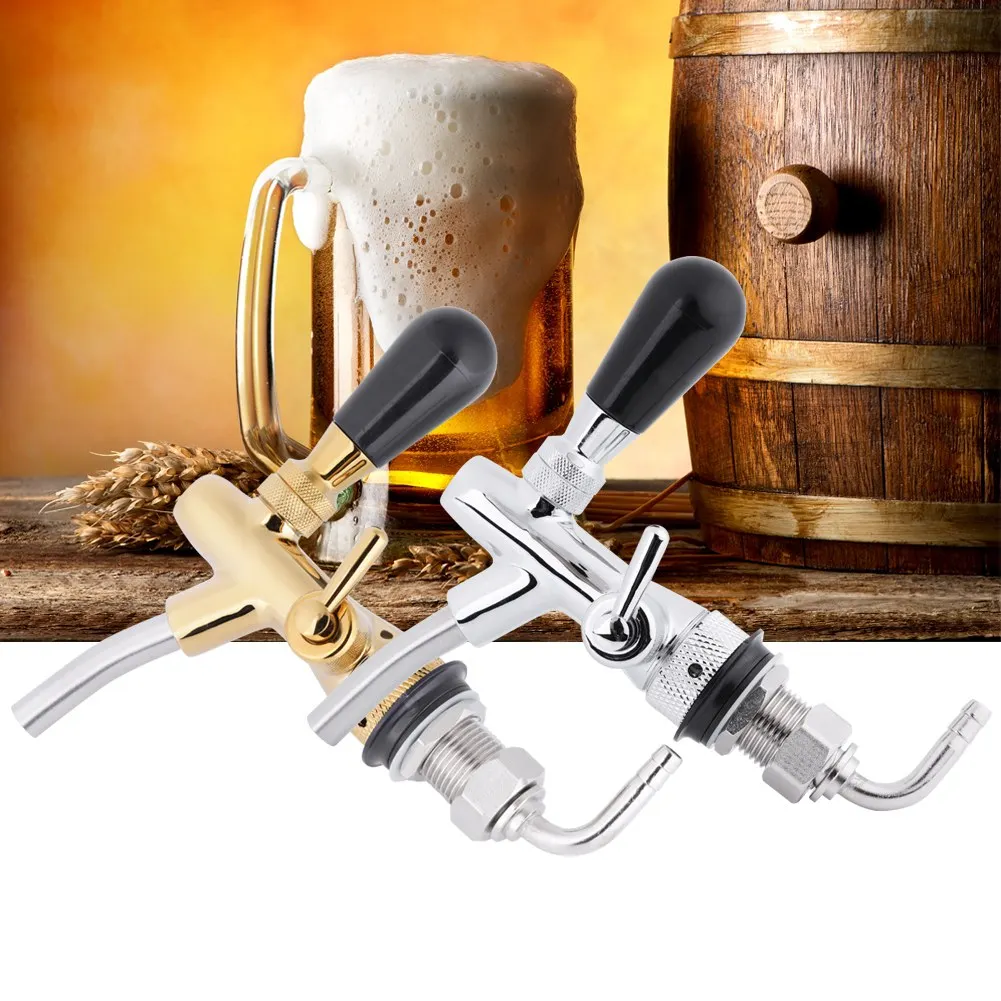 Beer Tap Adjustable Beer Tap Beer Faucet /8 Beer Faucet Stainless Steel /8 Adjustable Beer Tap Faucet Draft Shank Home Bar