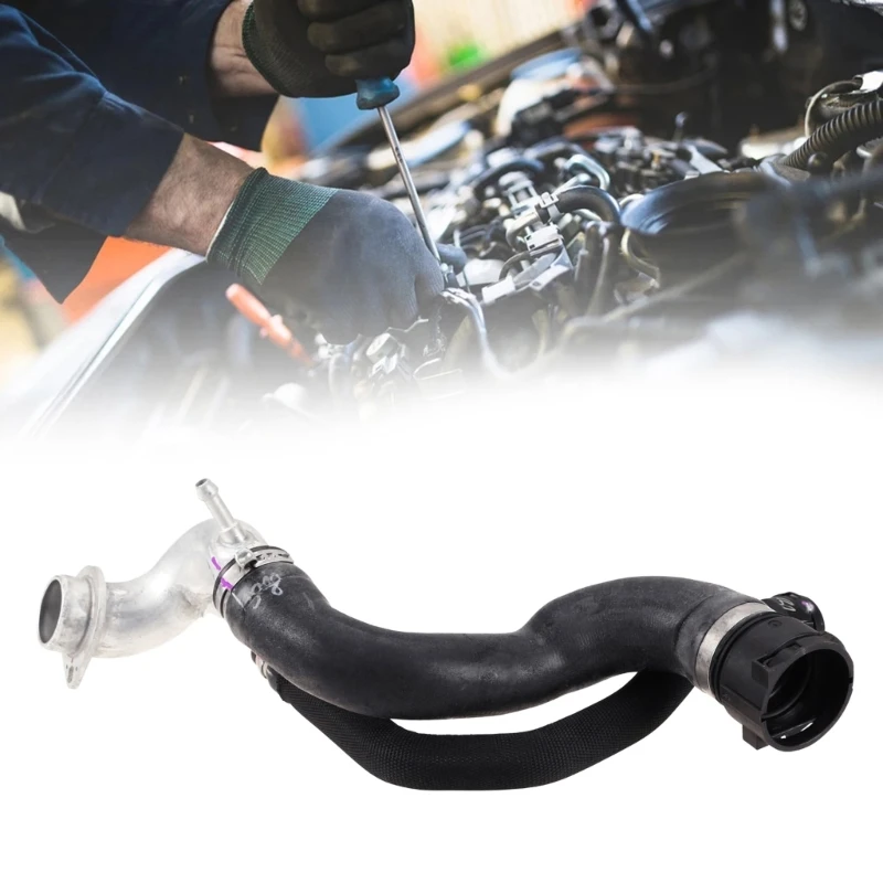 Water Pipe Upper Radiator Coolant Hose, Cooling Pipe Assembly for E71 F15 F16 xDrive50I Engine Bay Repair, Cooling System