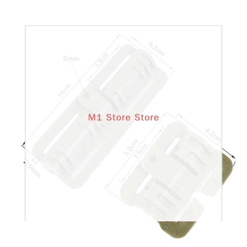 

1 шт. пластиковая тактическая пряжка-слайдер для быстросъемного жилета, набор модульных пряжек-ремешков, быстросъемные аксессуары для охоты