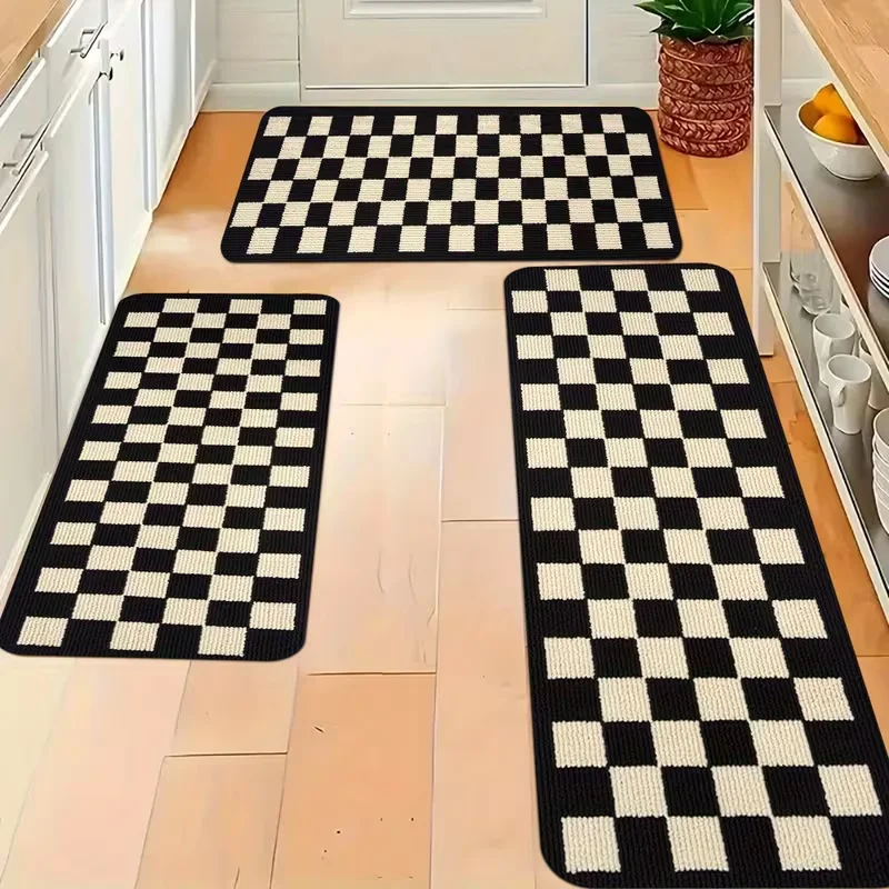 Farmhouse Floor Mats Non Slip Washable, Door Mat ,Standing Mat, Living Room Bedroom Kitchen Sink Laundry Hallway Office Area Mat