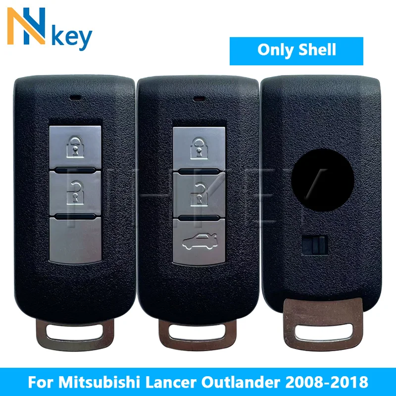 

NHKEY для Mitsubishi Lancer Outlander 2008-2018 ASX 2013-2015 смарт-брелок с дистанционным управлением, пустой чехол, брелок с 2/3 кнопками и лезвием ключа