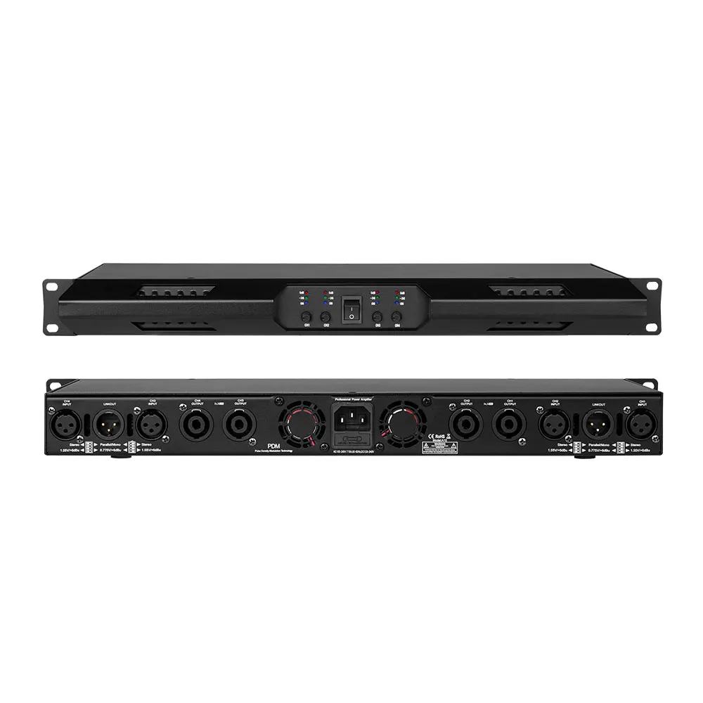 DA4600 Class D 4 Channel 2400w Digital Amplifiers Stage Karaoke power amplifier professional for DJ Audio Sound Processor System