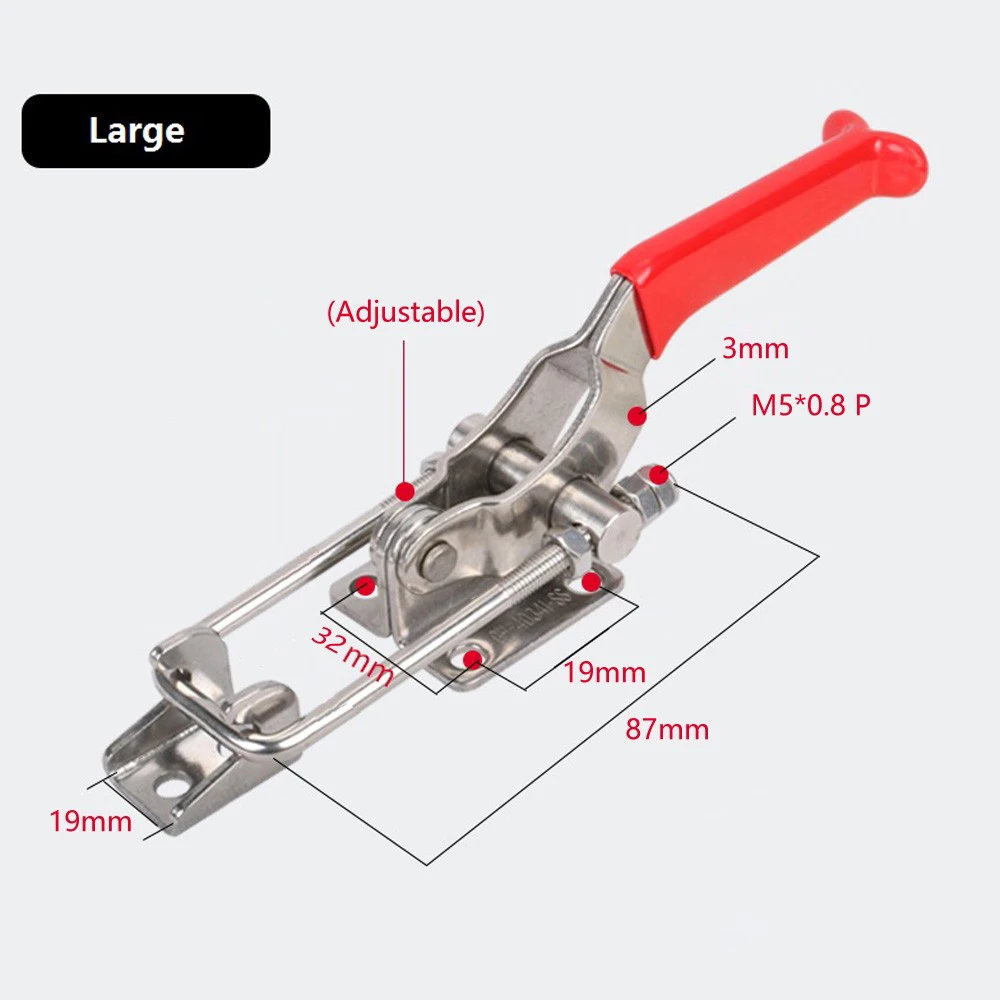 Quick Release Hand Tool Adjustable Box Buckle ​Door Bolt Clamp Toggle Clamp Latch Type Quick Clamp Hand Tool Sets Accessories