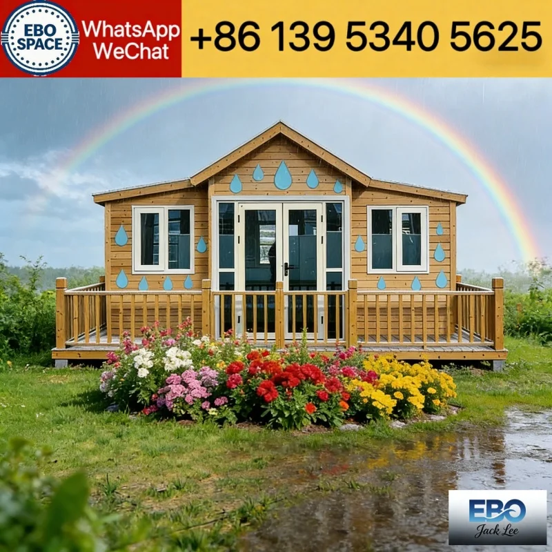 Professional Custom Expandable Container Villa 20ft 30ft 40ft Prefab Modular 2-3 Bedroom Luxury House CE