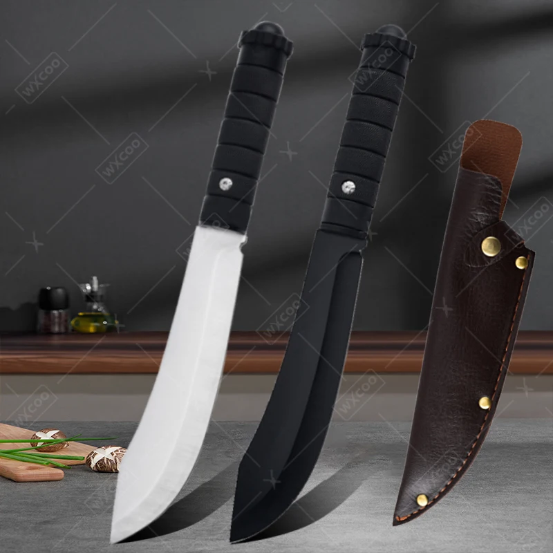 Multi-Household Boning Knife Hand Forged Stainless Steel Boning Knife Meat Cleaver Kitchen Fruit Slicing Cooking Tools BBQ