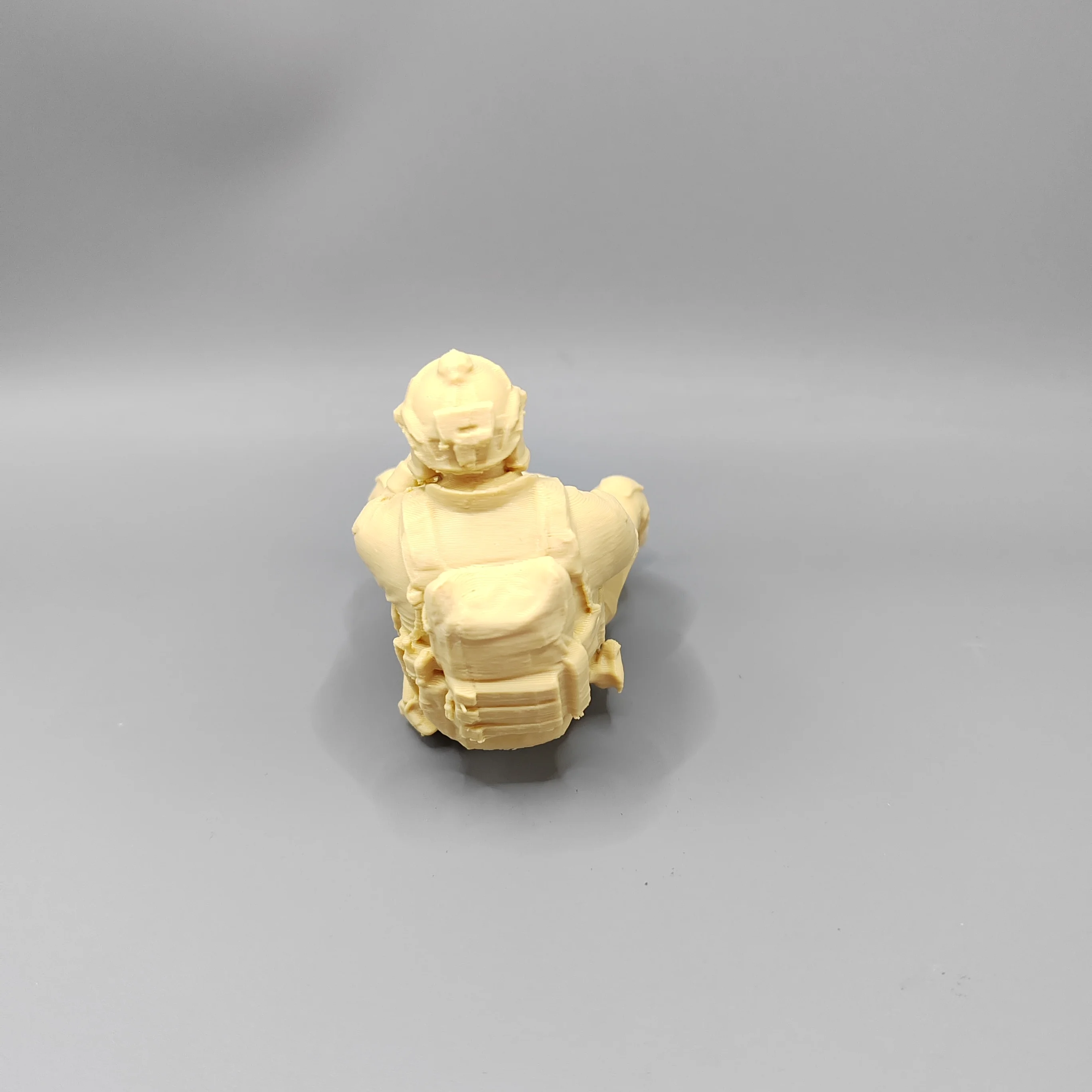PLA Sitting Weary Special Forces Soldier Miniature Military Tactical Desk Decor Figure