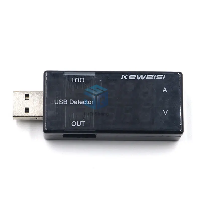 Misuratori di tensione USB Tester di tensione di corrente doppio Display digitale Volt Amp Meter per telefono Android e iphone ALI8