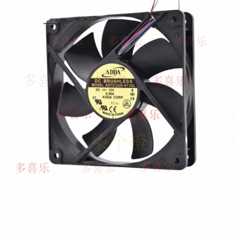 

ZMZM 1/ шт. для ADDA AD1212UB-A73GL 12 В 0,5 А 12025 12 см вентилятор охлаждения с высоким воздушным потоком корпуса