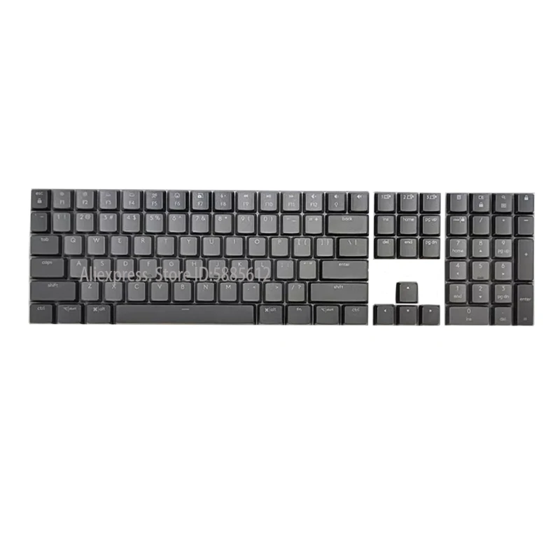110PCS Key Replacement Keycap Key Cap &Scissor Clip&Hinge For Logitech MX Mechanical YR0082 Wireless Gaming Keyboard