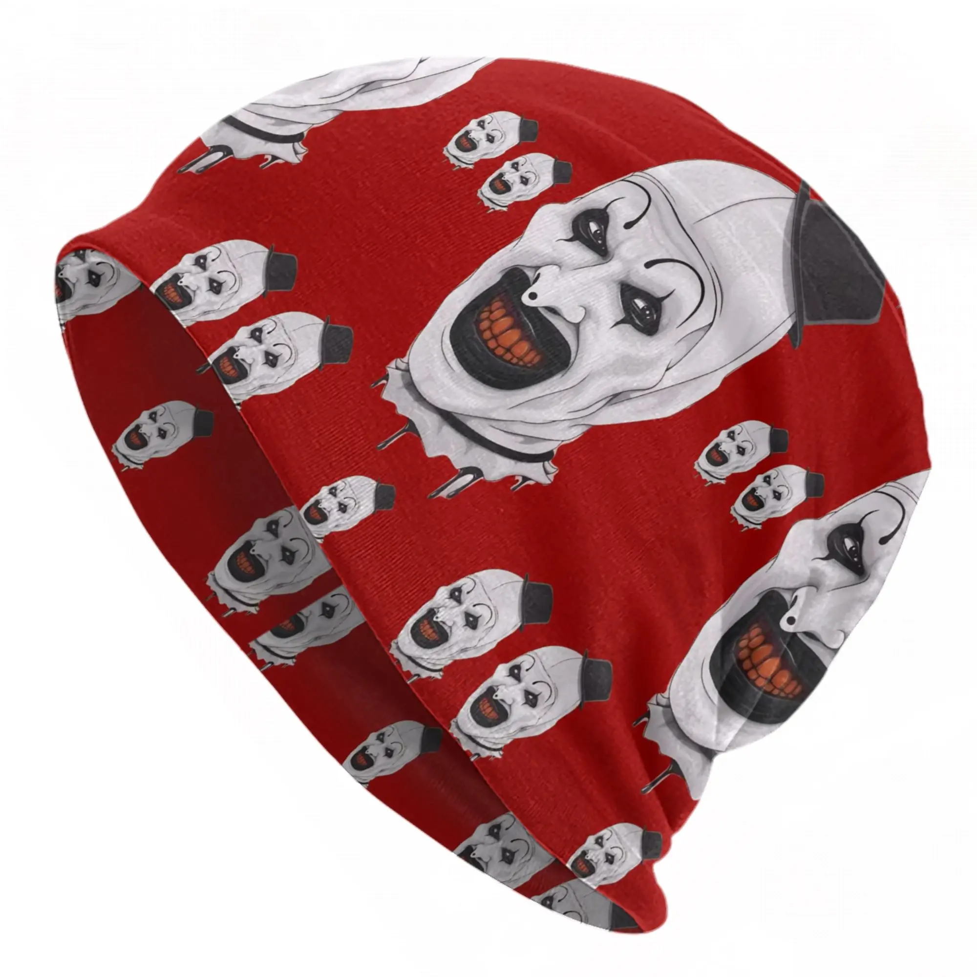 Terrifier Bonnet Hat Autumn Winter Ski Skullies Beanies Hat Horror Movie for Men Women Spring Dual-use Cap