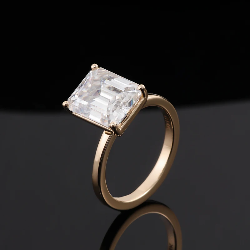 

Роскошное кольцо Provence KGold 3,0 карата IGI изумрудная огранка D/VS1 Lab Diamond Женское обручальное кольцо Повседневное кольцо Изящные ювелирные изделия на заказ
