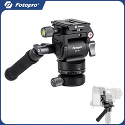 Fotopro Tripod Head Lightweight Panoramic Camera Video Head with Vertical Horizontal Shooting Quick Release Plate for DSLR Camer