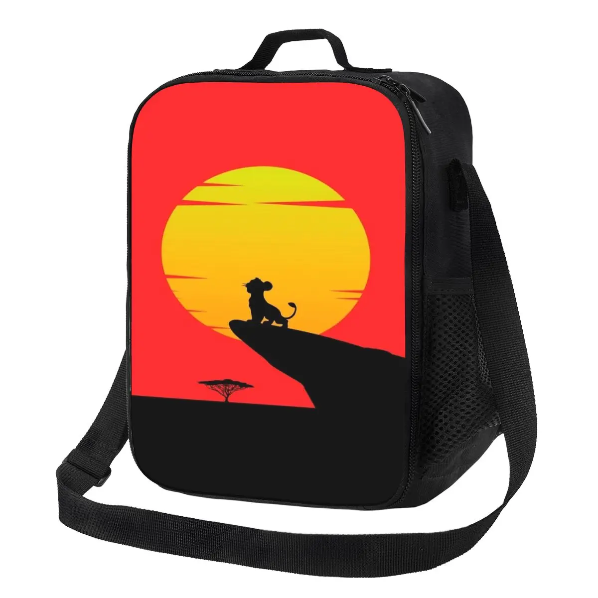 

Изготовленная на заказ сумка для обеда с героями мультфильмов «Король Лев», женские холодильники, термоизолированные коробки для завтрака для школьников