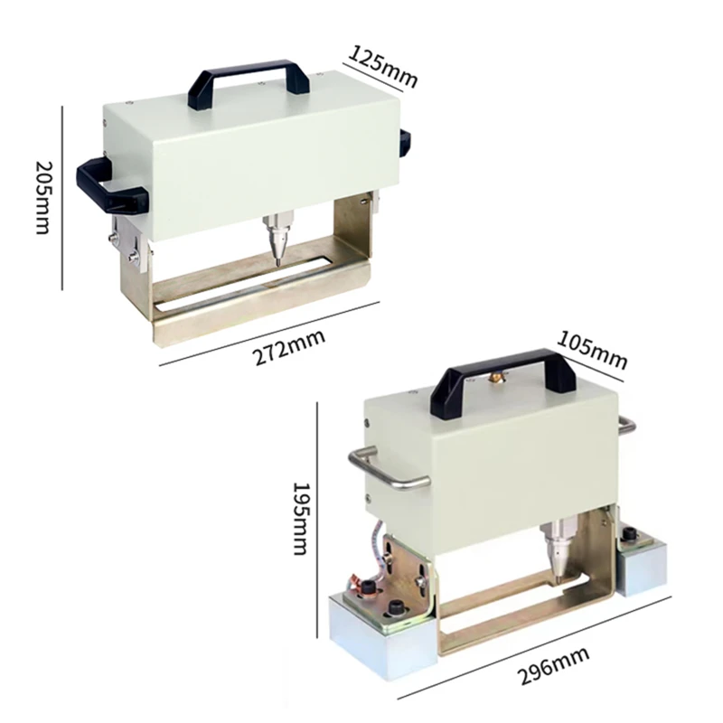 Portable Engraving Hand-held Pneumatic Electric Pneumatic Marking Machine 200*20 100x30 140x20mm Touch Screen For Nameplate