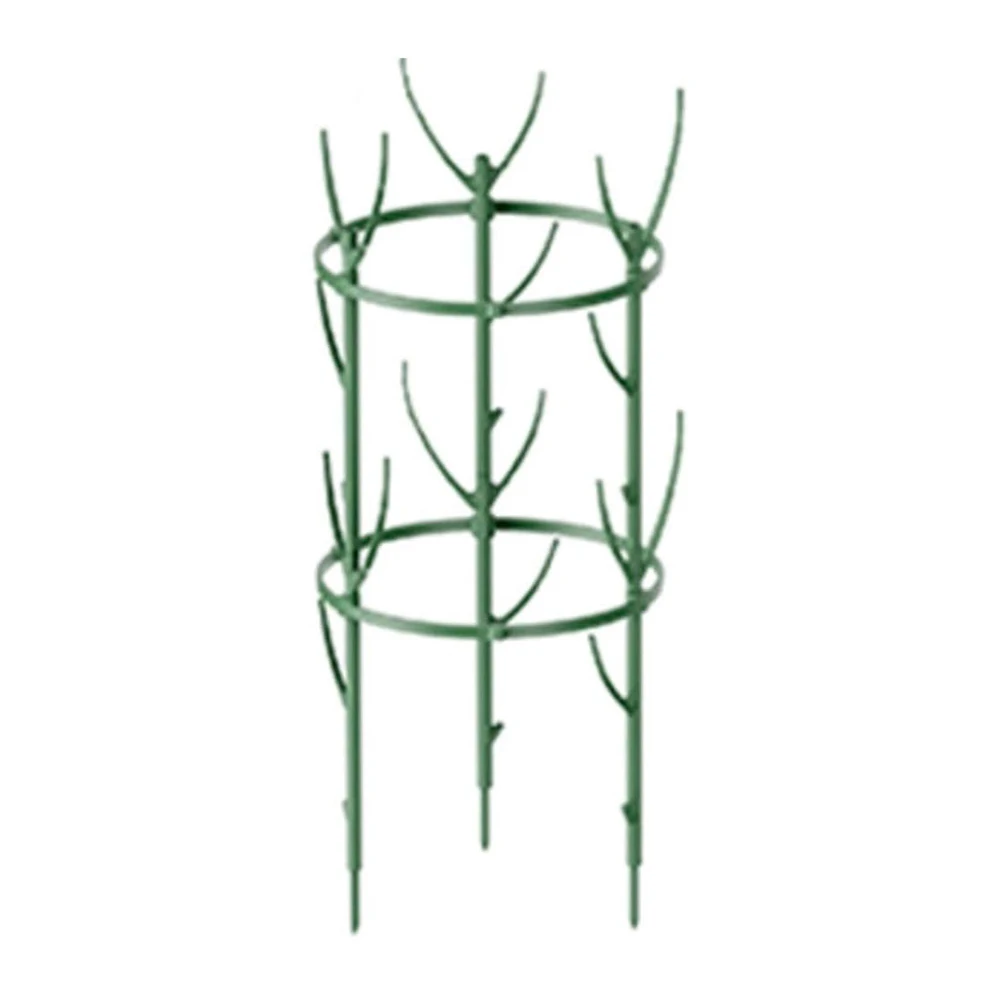 Vegetable Garden Plant Trellis Plant Support Rings Antirust Double Layer Easy To Install Single Layer Triple Layer