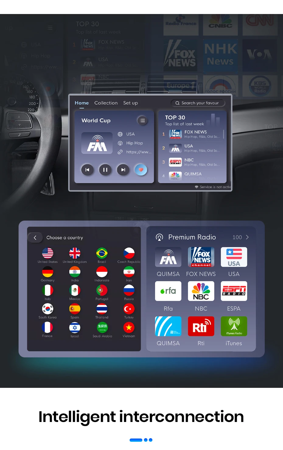 Junsun Universal Auto Radio Stereo Multimedia Video CarPlay Android Auto Intelligen systeme Für Ford Peugeot Citroen Fiat 7/9/10" – Detail 14
