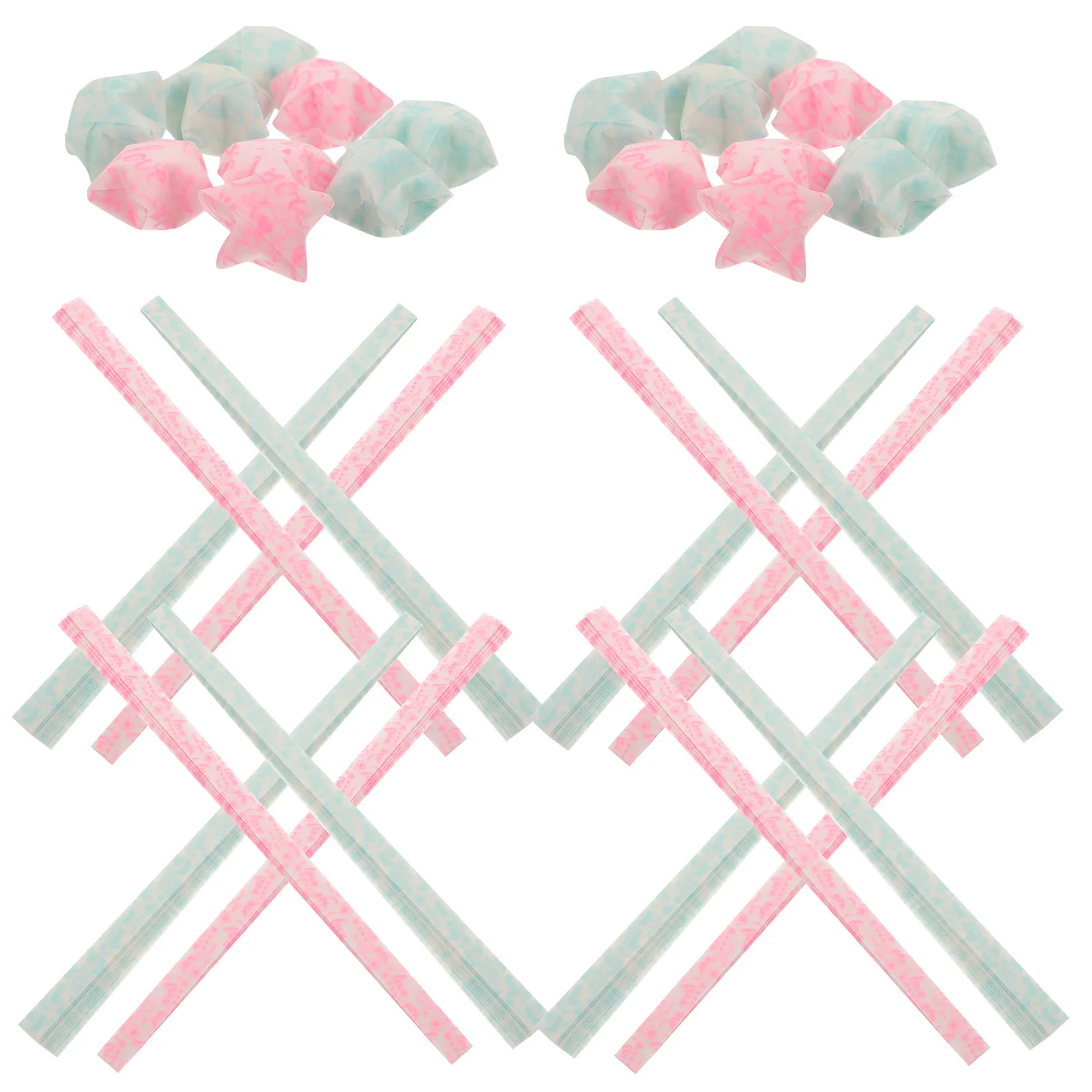 300 Stück Origami-Sternpapier, 10 Farben, leuchtende Blätter, dick, nicht leicht zu brechen, für Familien-DIY-Bastelunterhaltung