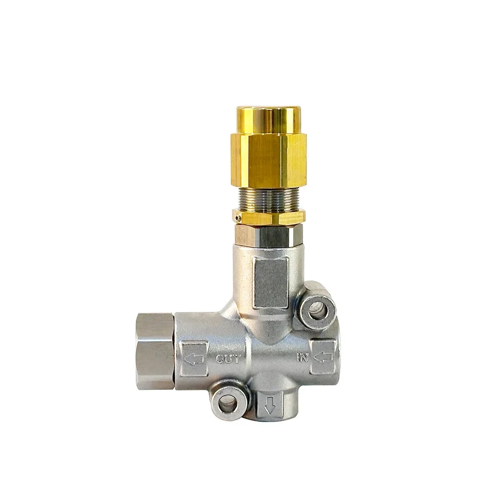 High Pressure Water Pump Unloader Bypass Regulating Valve Flow 60L/min 12325psi High Pressure Washer Spare Parts
