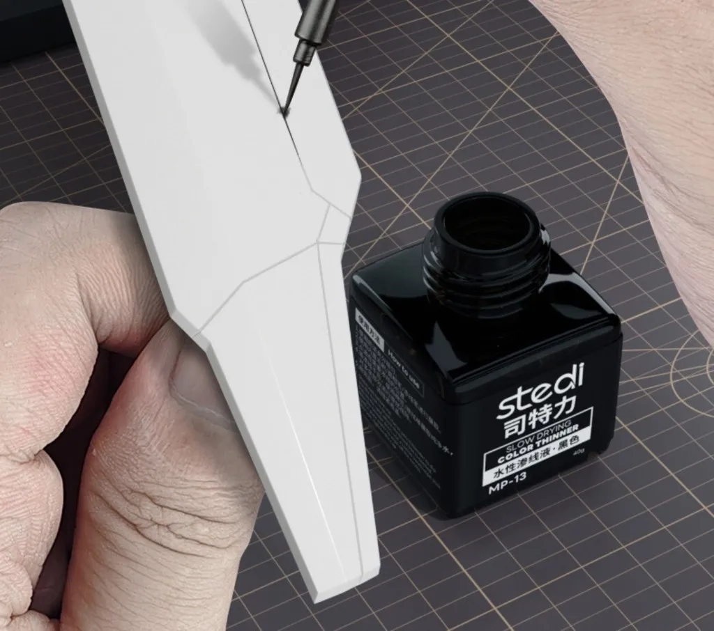 Stedi MP Serie 40g Wetterfeste Acrylfarben Panel Liners für Gunpla Militärmodelle Hobby DIY Bastelmodelle Bausätze – Detail 5