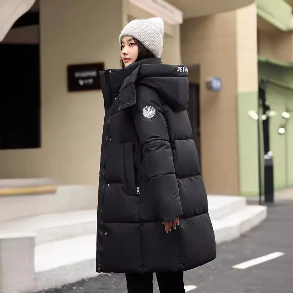 New Casual Fashion 2025 Parka invernale femminile per cappotti da donna Parka lungo e spesso Giacca da donna Abiti femminili