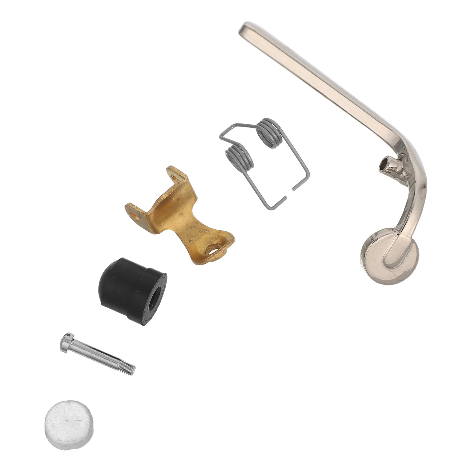 

1Set Versatile Trombone Water Key Set Copper Rubber Material Stable Design Efficient Drainage Repair Supplies Kids Trombone