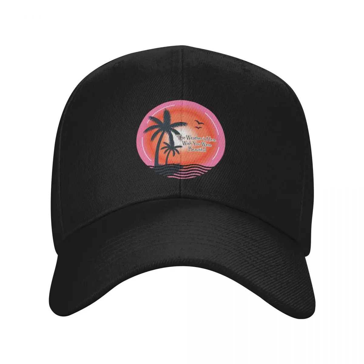 The Weather is Here, Wish You Were Beautiful Baseball Cap Horse Hat Icon Snap Back Hat hard hat Luxury Woman Men's