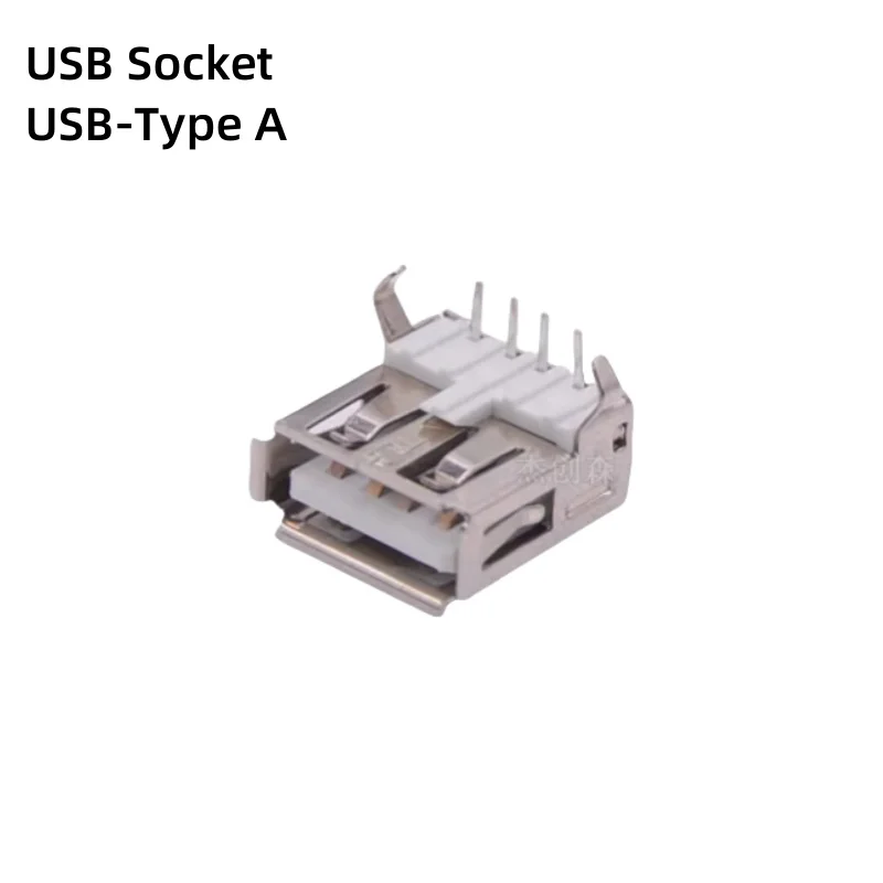 USB Socket/Female Head/Female Socket A Female 90-Degree Curved Foot A-Type Female Socket  USB Female Socket On Computer