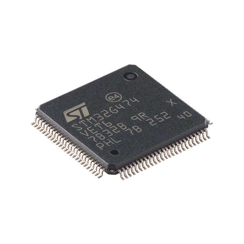 5pcs/Lot STM32G474VET6 LQFP-100 ARM Microcontrollers - MCU Mainstream Arm Cortex-M4 MCU 170 MHz 512 Kbytes of Flash Math Accel
