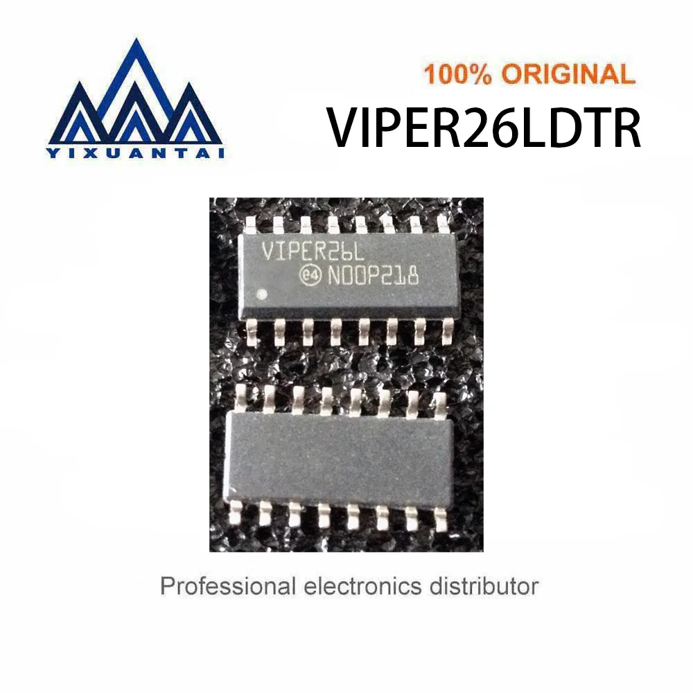 

5pcs/Lot VIPER26LDTR VIPER26LD VIPER26L 【IC OFFLINE SWITCH FLYBACK 16SO】New and Original