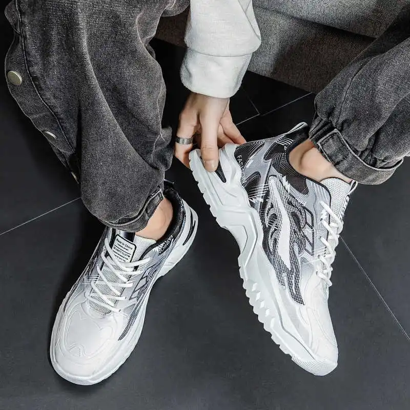 

Backless Does Not Slip Golf Shoes Men Genuine Sporty Pie Sneakers Men's Black Sport Tenisse Sneekers Tennes Obuv Baskettes