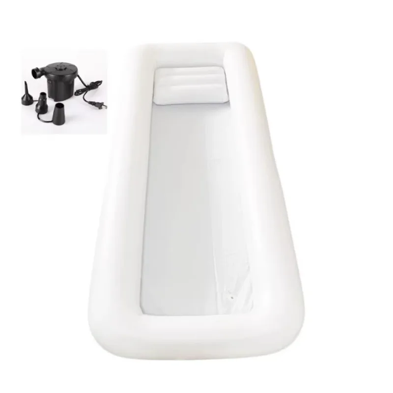 Household Inflatable Bath Beds, Paralyzed Patients, Bedridden Elderly, Foldable Care Pools