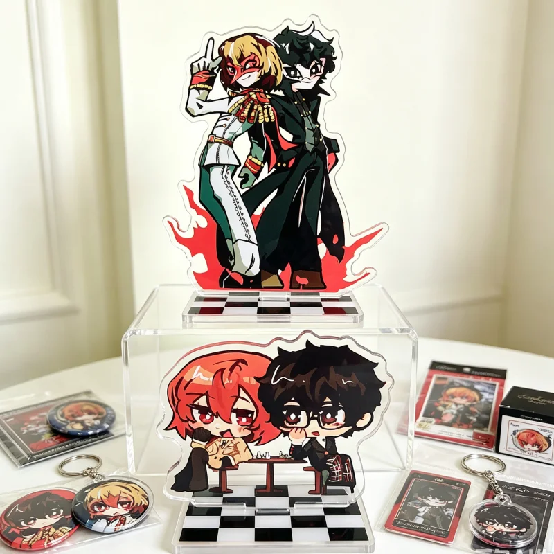 Shuake Acrylic Standee Akechi Goro  Joker Fan‑Art Character Desktop Display Decor Cosplay Accessory Figure Gift for P5 Game Fans - view 2