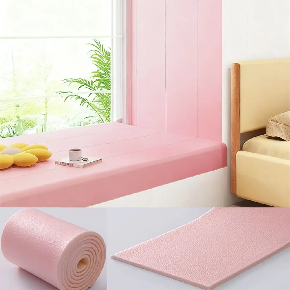 20x200cm Anti Collision Strip Self-Adhesive Soft Foam Wall Protection Soft Wrapped Sponge Thickened Furniture Corners Protector