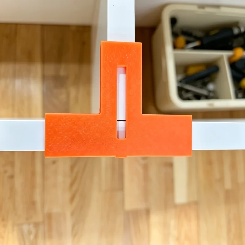 T-Shaped Drilling Positioning Jig,Suitable for 18Mm Board, Woodworking Cabinet Drilling Locator, Furniture Auxiliary Tool
