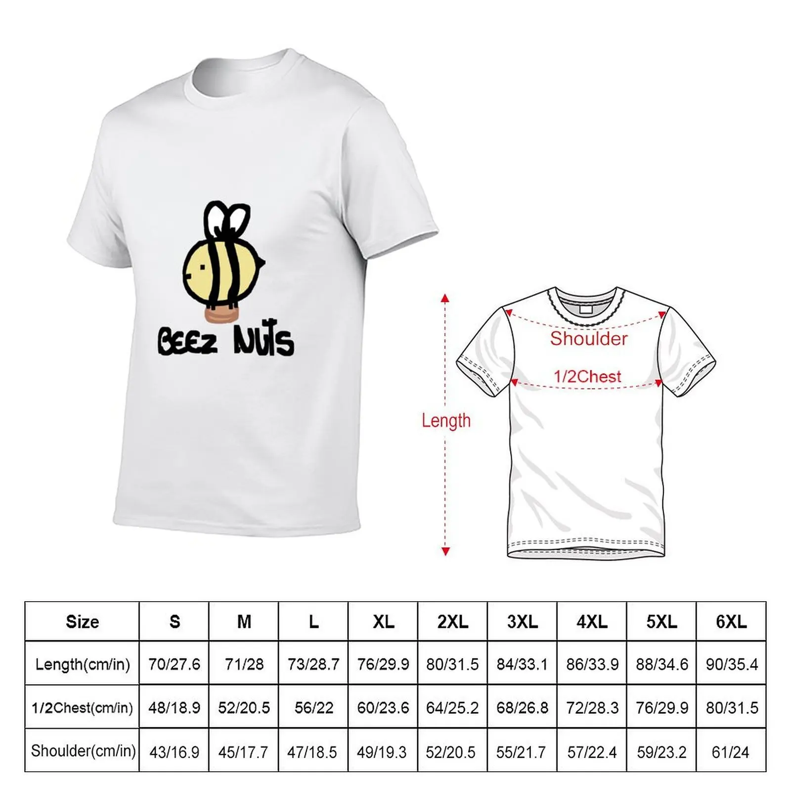 beez nuts T-Shirt tees graphic tee shirt mens designer t shirt