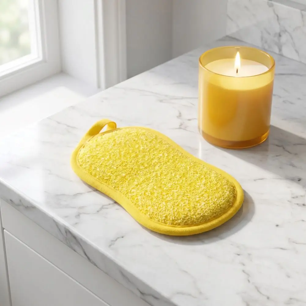 Sink Dishcloth Sponge Eraser Durable Reusable Scouring Pad Doublesided Cleaning Cloth Kitchen Cleaning