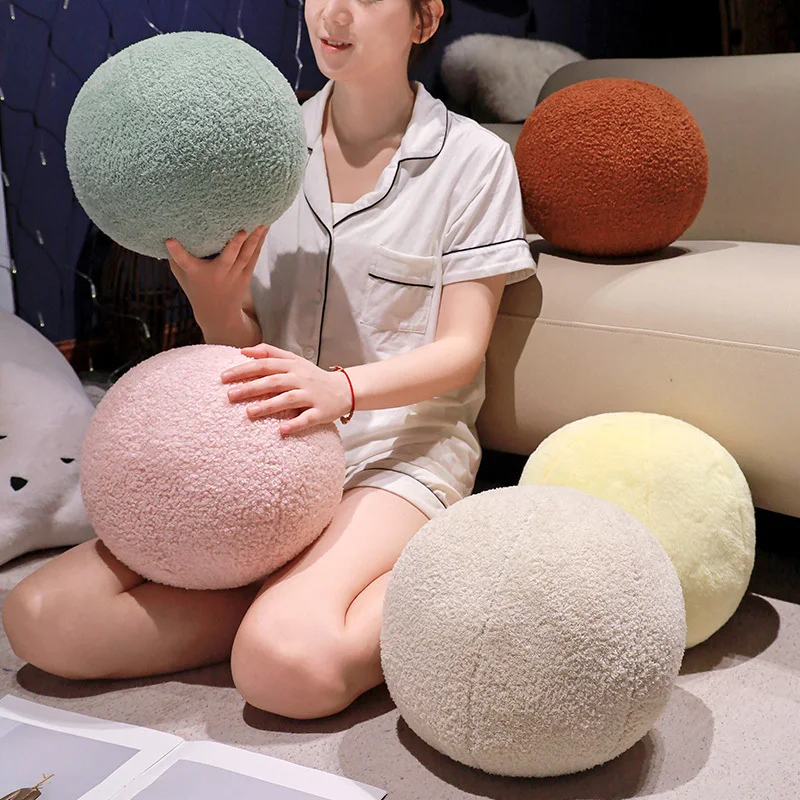 30x30cm Plush Ball Toy Stuffed Colorful Soft Squishy Dancing Accessory Pillow Sofa Chair Bed Decor Plushie Gift