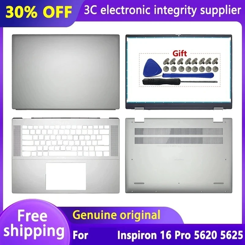 

NEW For Inspiron 16 Pro 5620 5625 Laptop LCD Back Cover Top Lid/Front Bezel/Palmrest Upper /Bottom Case Replacement 0FDN37