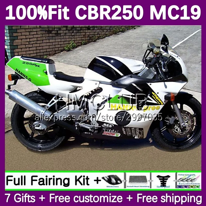 OEM Fairings For HONDA CBR250RR CBR 250 RR CC MC19 36No.104 HANNSpree CBR250 RR 1988 1989 CBR 250RR 250R 88 89 Injection Body