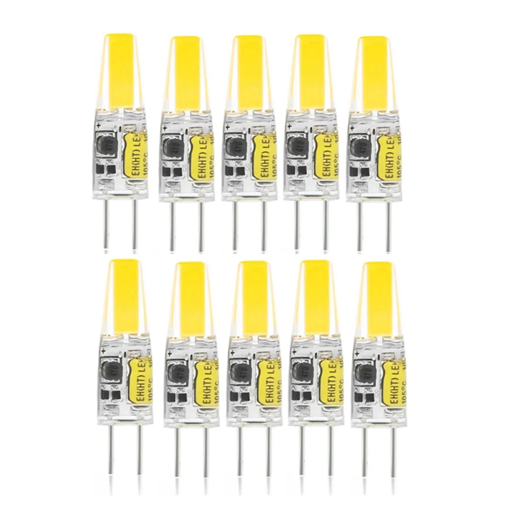 10pcs No Flash Bulb AC/DC 12V G4 LED Bulb 3w 1505 5W 2508 G4 Bulb Replace Traditional of Halogen Bulb for Chandelier