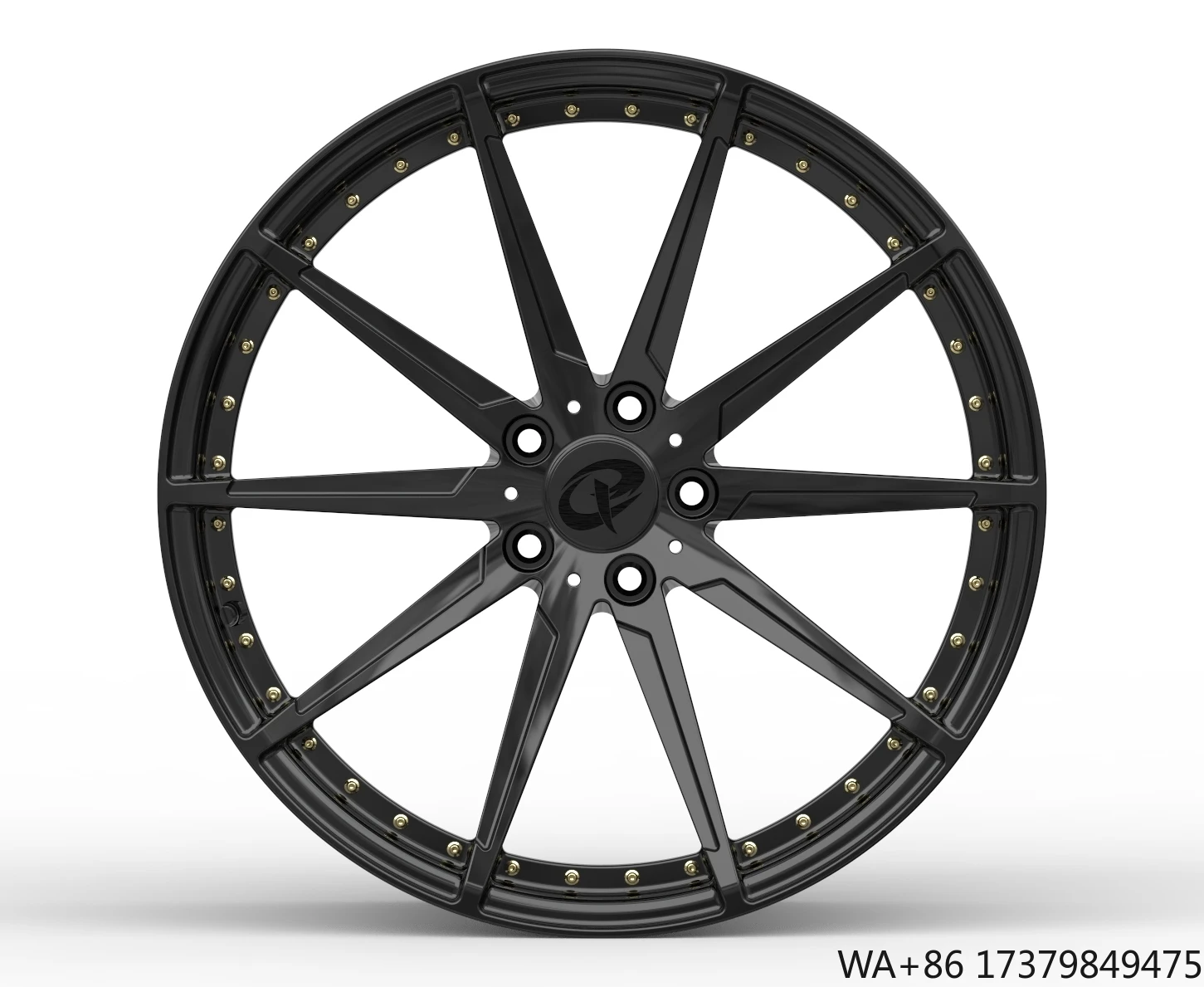 

Колеса для пассажирских автомобилей, подходят для дисков, 2 шт., 5x165,1, глянцевые черные легкосплавные колеса, кованые колеса для Defender 90 110