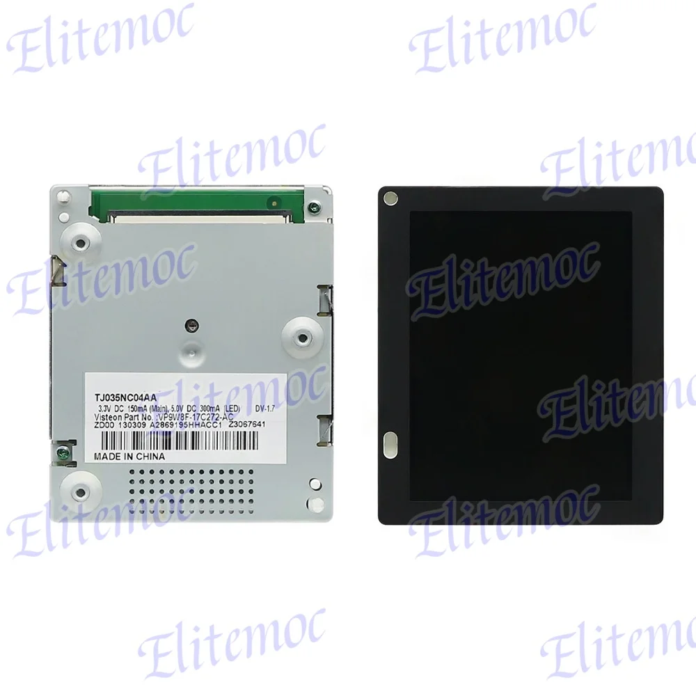 

Color Display TJ035NC04AA for Jaguar XF X250 XF-R Gauge Speedometer Screen Replacement