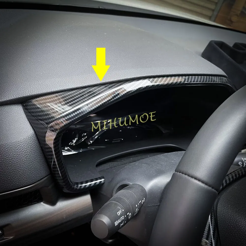 

Для Honda CR-V CRV 6-го поколения 2023, 2024, 2025 годов: накладки на приборную панель из углеродного волокна, аксессуары для LHD-моделей