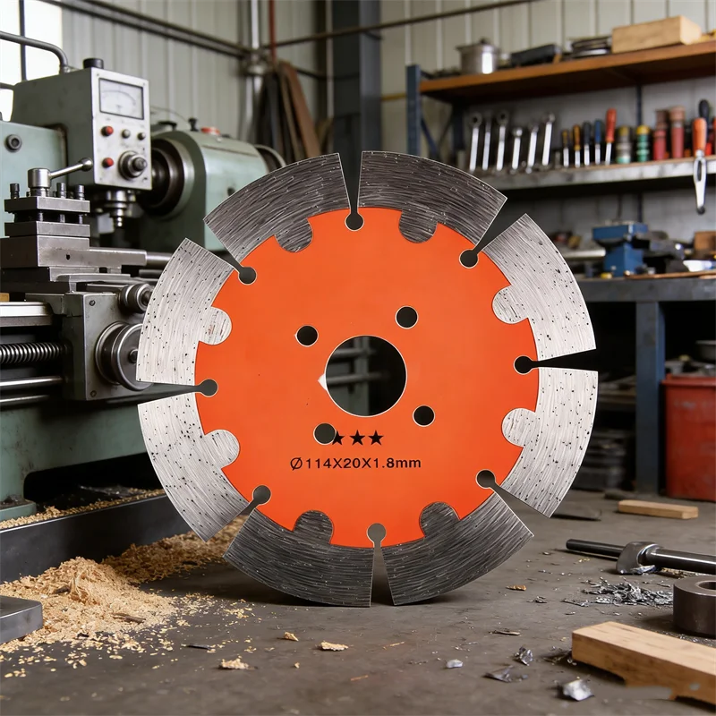 1pc14mm Diamond Dry Cutting Disc Grooved Wall Breaking Saw Blade for Marble Concrete Porcelain Granite Quartz Stone Slicing Tool
