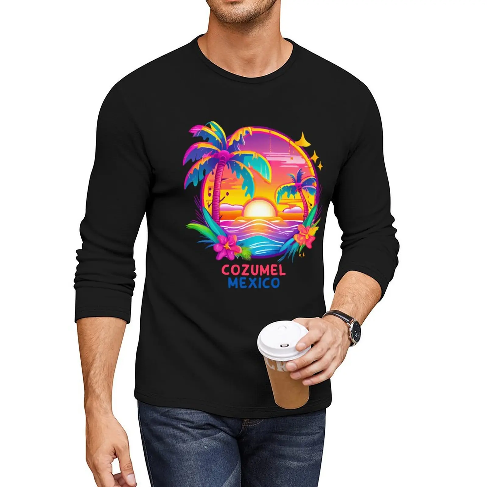 

Cozumel Mexico Long T-Shirt sublime t shirt blank t shirts sports fan t-shirts heavyweight t shirts shirts for men cotton