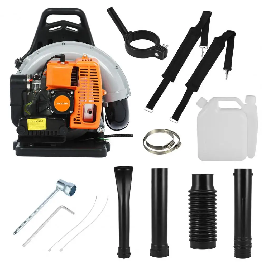 1 Set Leaf Blower 2-Stroke Engine Multi-purpose 63 Cubic Centimeter High Strength Snow Blower for Outdoor