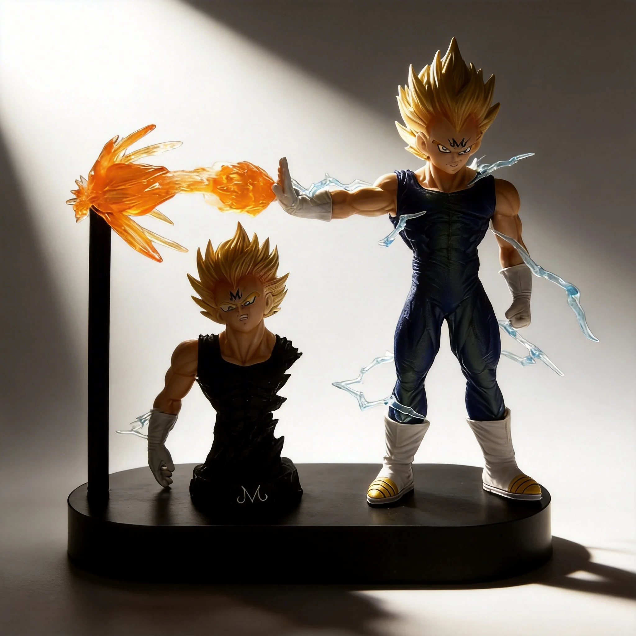 

Light up Function Dragon Ball Vegeta (Demonic Glowing) Figure 20cm Anime Collectible for Desktop Decoration