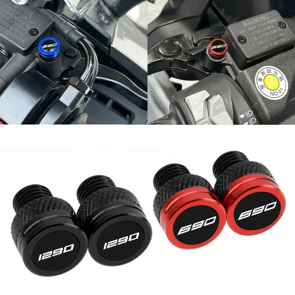 

For KTM Duke 390 690 790 890 990 ADV 1190 1290 Super Adventure Motorcycle CNC Rearview Side Mirror Hole Cap Plug Accessories