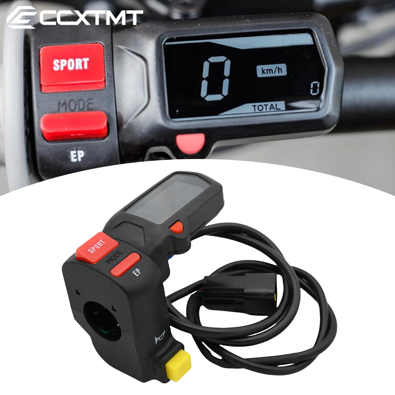 Electric Motocross Speedometer Hour Meter Speed Meter Assembly Horn Switch SPORT/EP Power Mode SwitchFor Surron Light Bee S & X